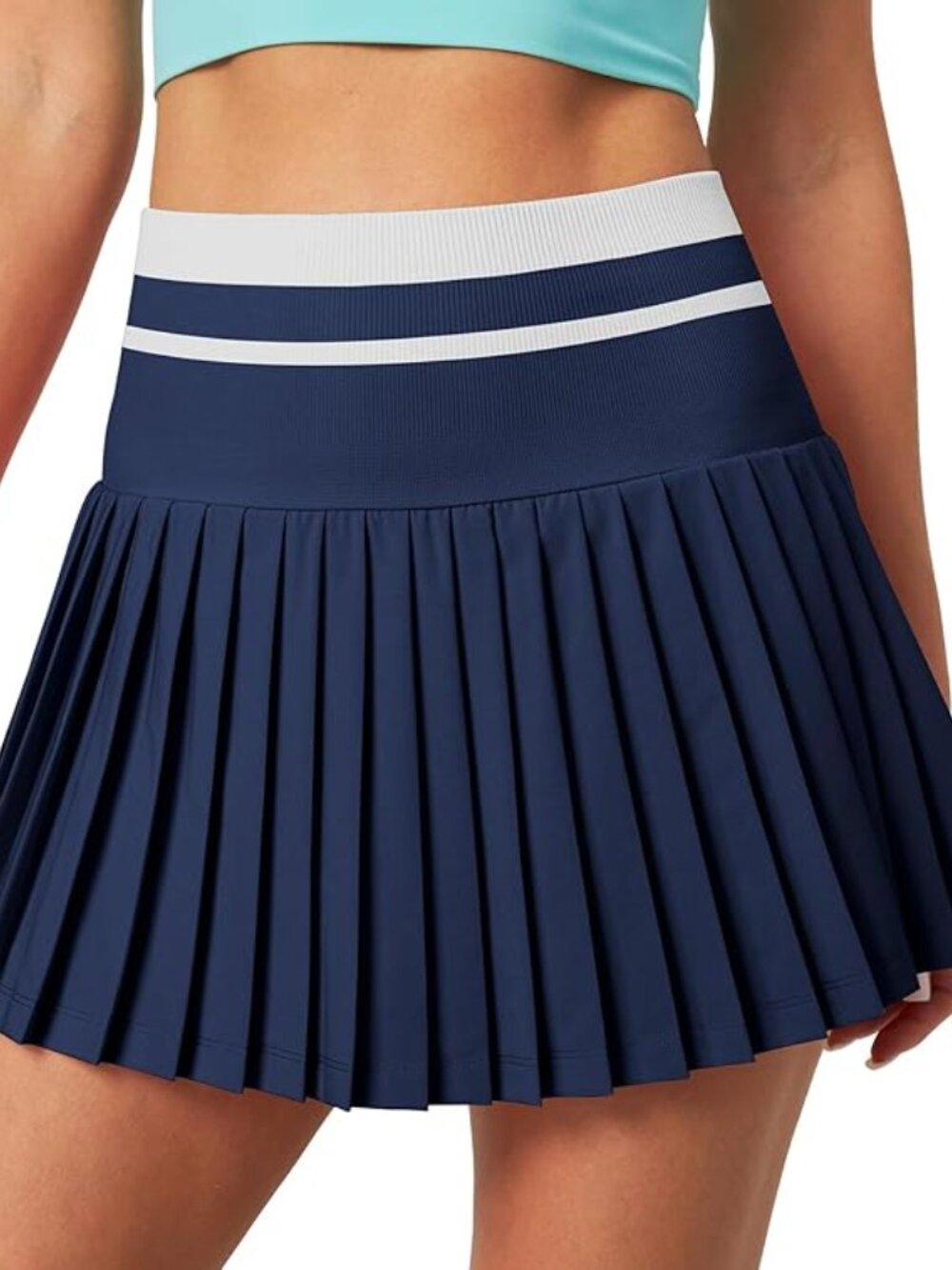Navy Pleated Tennis Skirt Skort Size Small